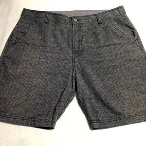 Prana - hemp shorts - 36x8 - dark gray